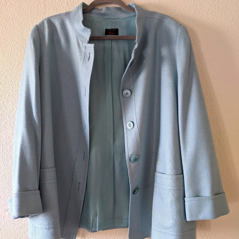 Escada for Neiman Marcus silk cashmere blazer